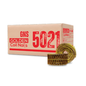 Paku Tembak Ulir Ukuran 50mm x 2.1mm (GNS 5021) Golden Coil Nails
